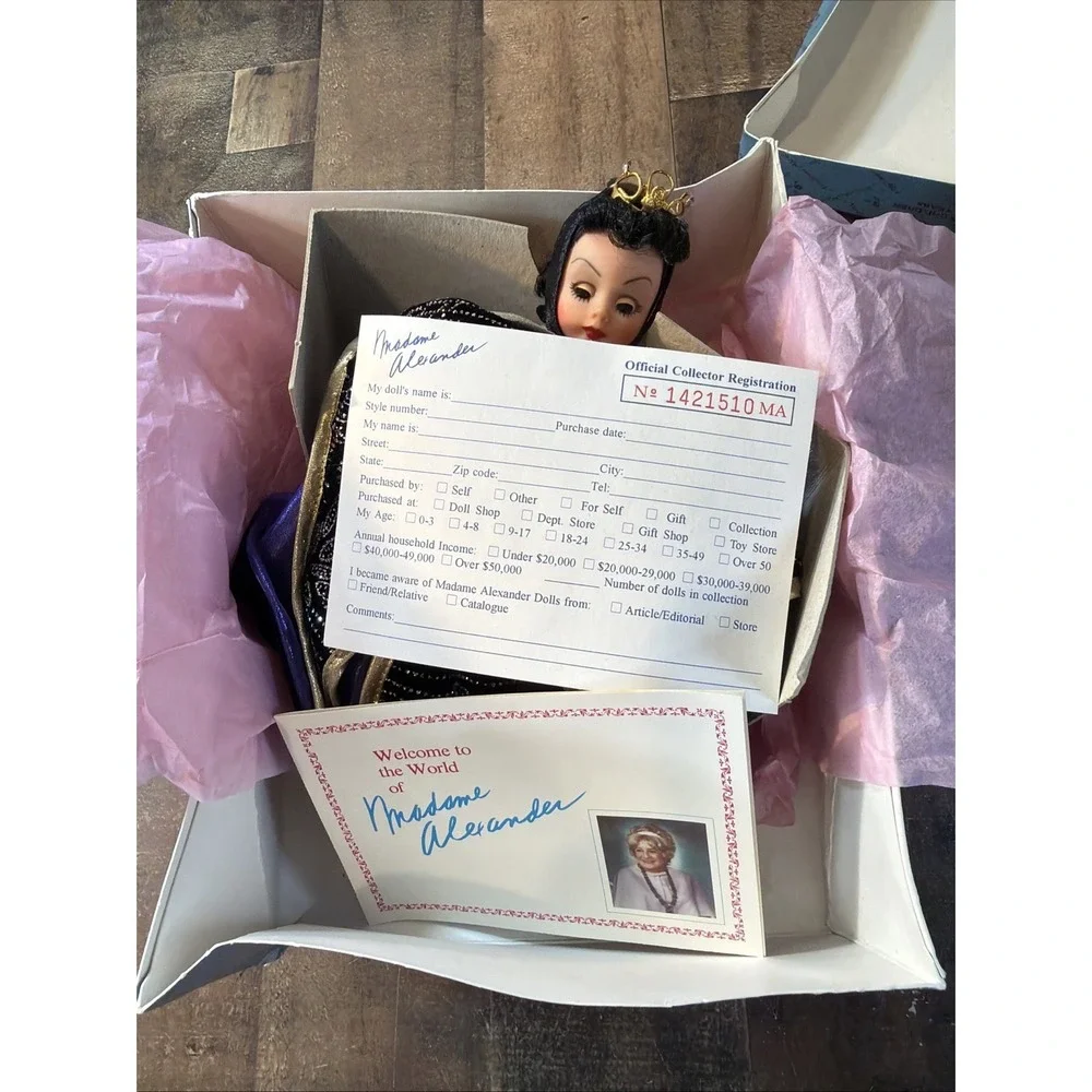 Madame‎ Alexander Topsy Turvy Doll Vtg Wicked Queen Stepmother Snow White 1996